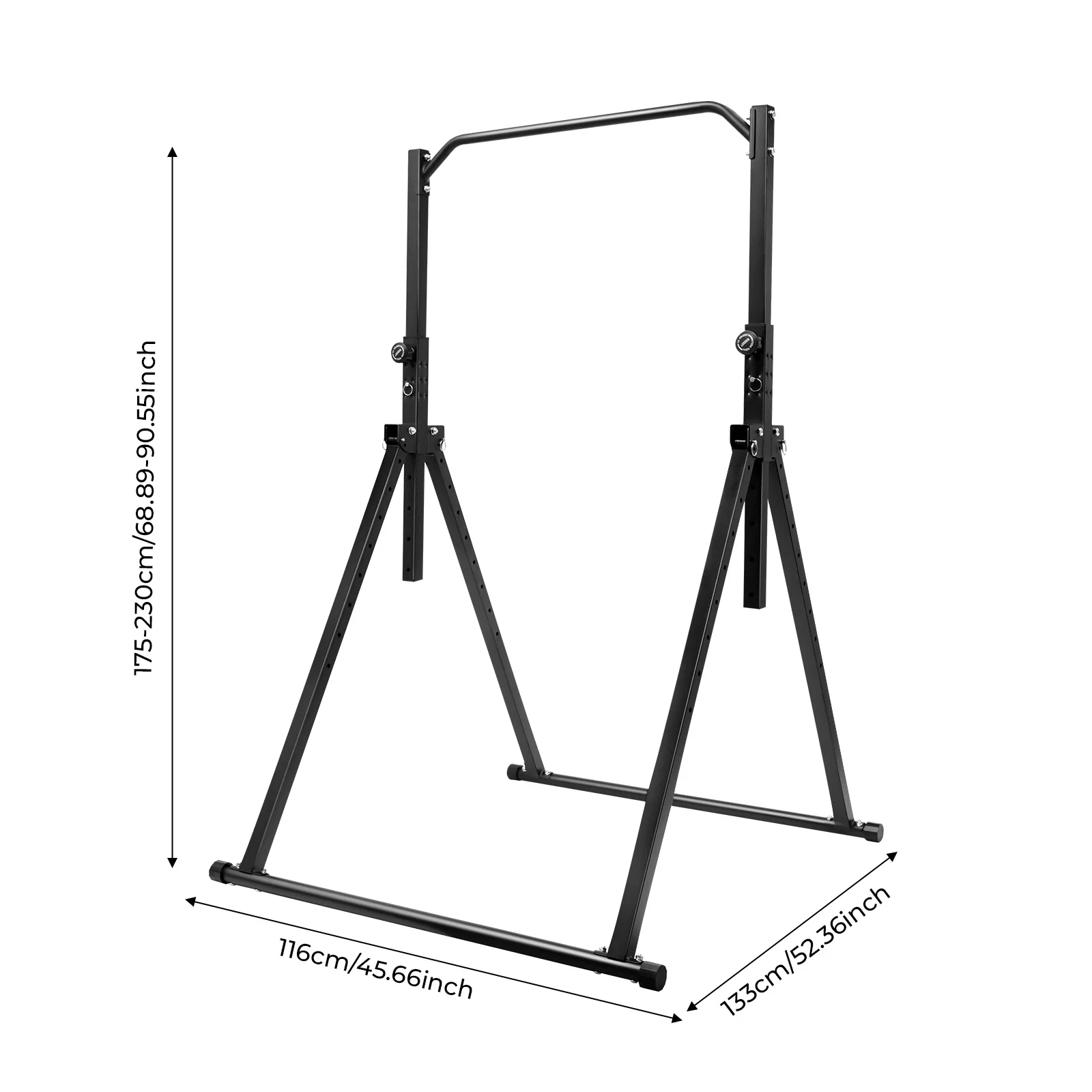 Pull Up Bar, Gymnastics Practice Bar, Home Single Bar, Multifunction Power Training Station, Strength Workout Equipment, Adjustable Deluxe Chin Up Bar, Indoor Exercise, Easy Cleaning, Fitness for Arms Abs Back