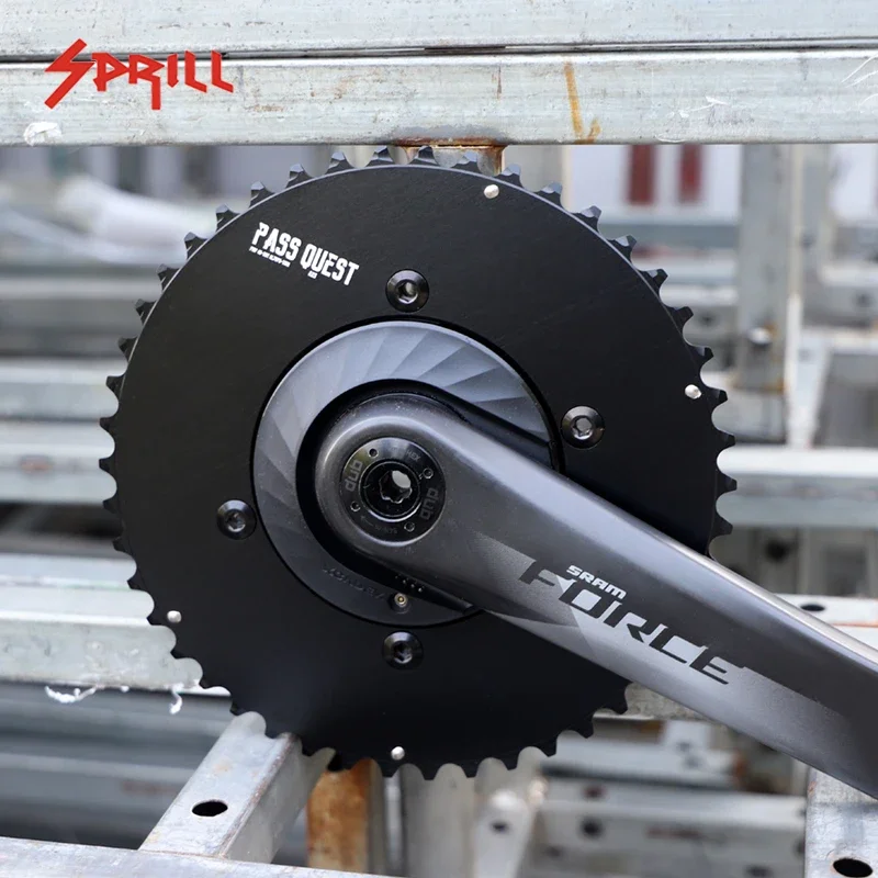 PASS-SPRLL F107BCD  chainrings full cnc cutting 2X Sprocket AERO Road bike Gravel bike supports AXS 12s Speed chain