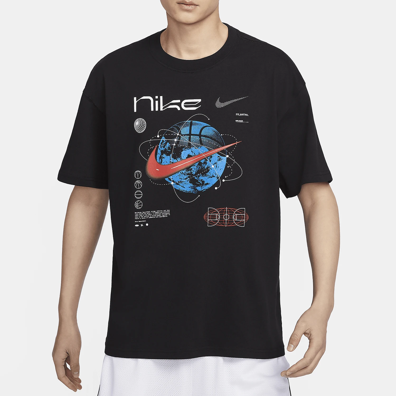 

Nike Official Genuine Summer New Men's Breathable Casual Round Neck Short-Sleeve T-Shirt FV8419-010