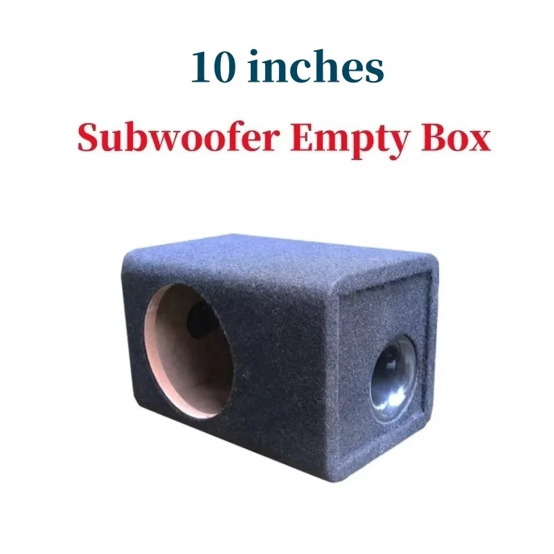 10 นิ้วซับวูฟเฟอร์ที่ว่างเปล่ากล่อง DIY การปรับเปลี่ยนเสียงรถ/บ้านซับวูฟเฟอร์ลิ้นชักลําโพงไม้ลําโพงซับวูฟเฟอร์กล่อง