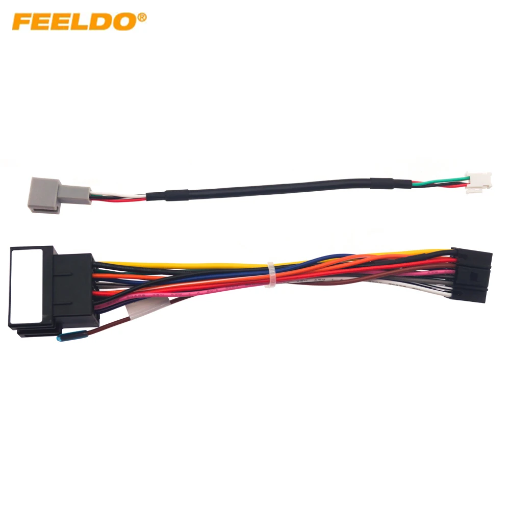 Car 16pin Power Cord Wiring Harness Adapter For Changan CS35 2012-2016 OEM Radio Wire Installation Head Unit