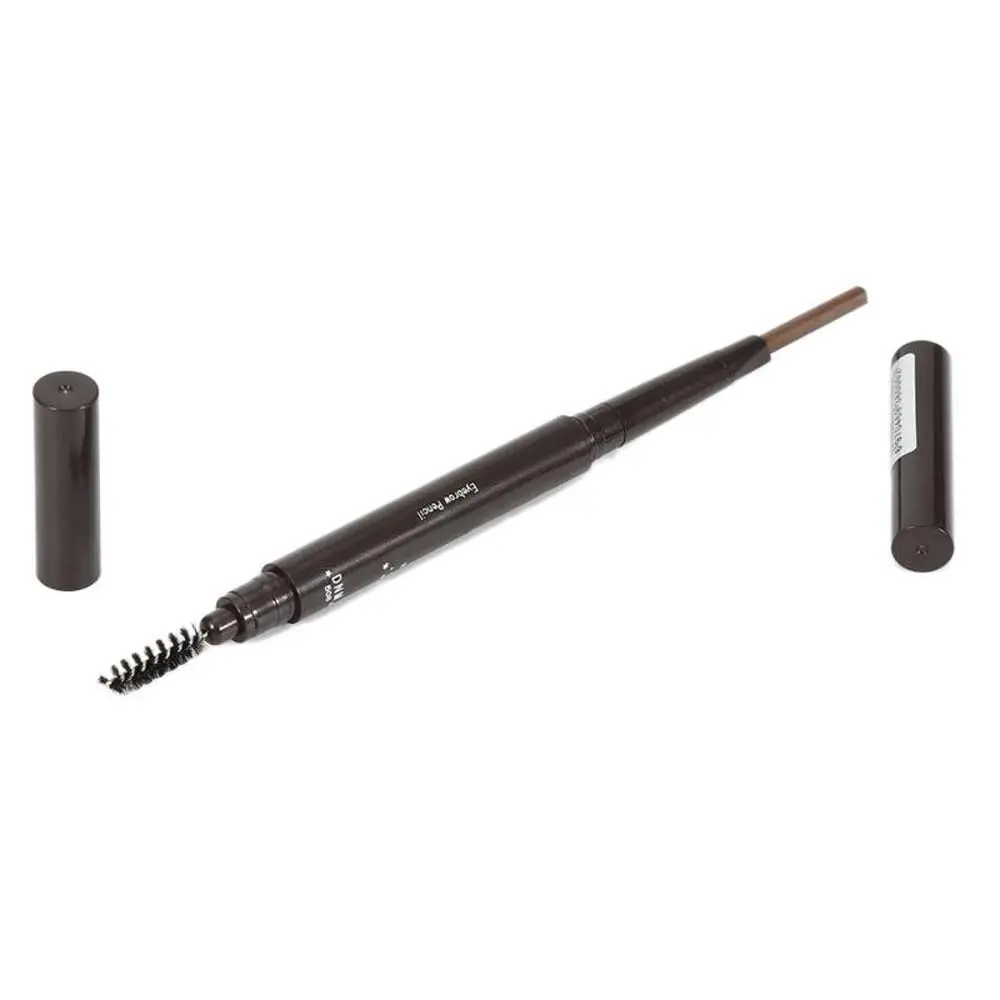 دوران تلقائي مع فرشاة برأسين بني أسود معززات الحواجب قلم حواجب ناعم قلم تحديد العيون