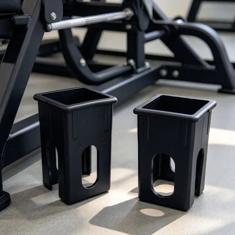 Sport Plastic Tubing Reducer Black Hollow Tube Bushing Secure Fitting Mechanism Sturdy Plastic Construction Fitness Parts