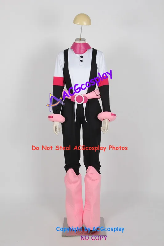 

My Hero Academia Ochako Uraraka Cosplay Costume acgcosplay include boots covers