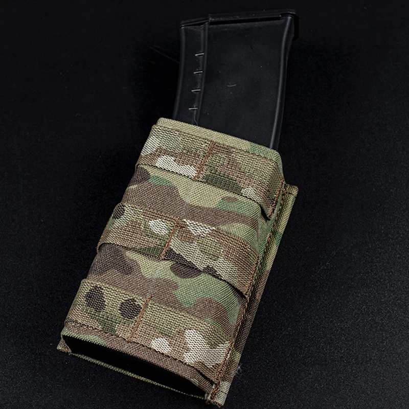 Tactical 7.62 AK Single Mag Pouch Molle Magazine Pouch Holder Insert Malice Clip Strap Belt Mag Bag Hunting Accessories