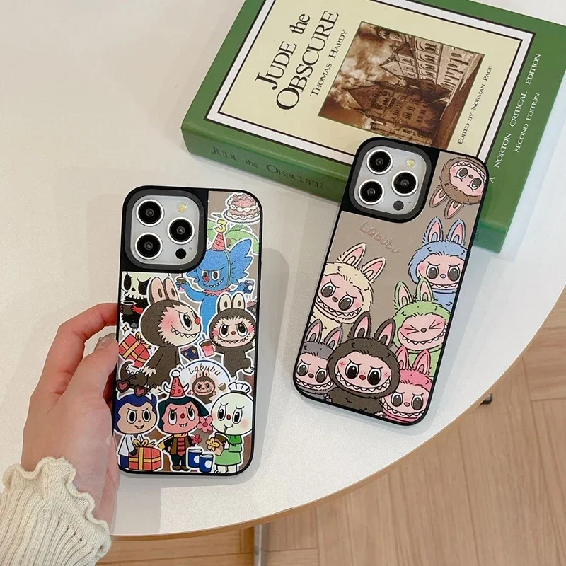 

Cartoon Doll Mirror Phone Case Cover for iPhone 11 12 13 14 15 Pro Max Case for iPhone 15 Pro Max