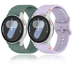 Cinturino in Silicone originale per orologio Samsung 7 6 5 pro 44mm 40mm 45mm FE bracciale sportivo per Galaxy Watch 4/6 Classic 43mm 47mm Strap