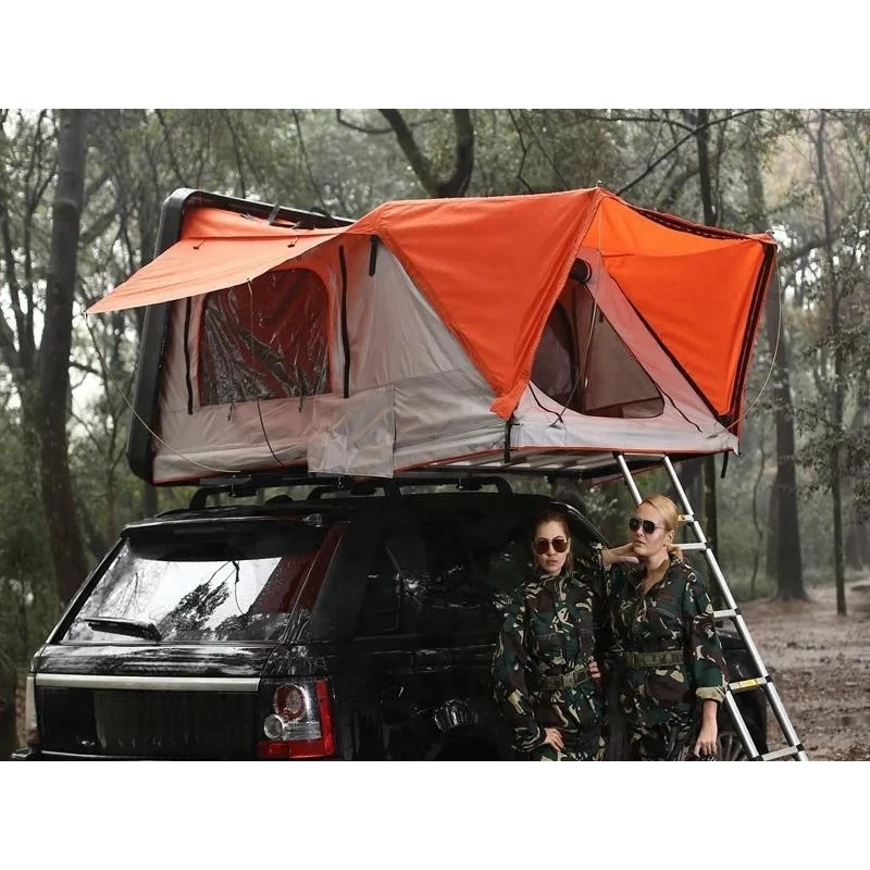 

Палатка для кемпинга на крышу автомобиля, жесткий корпус, на 4 человек, семейная