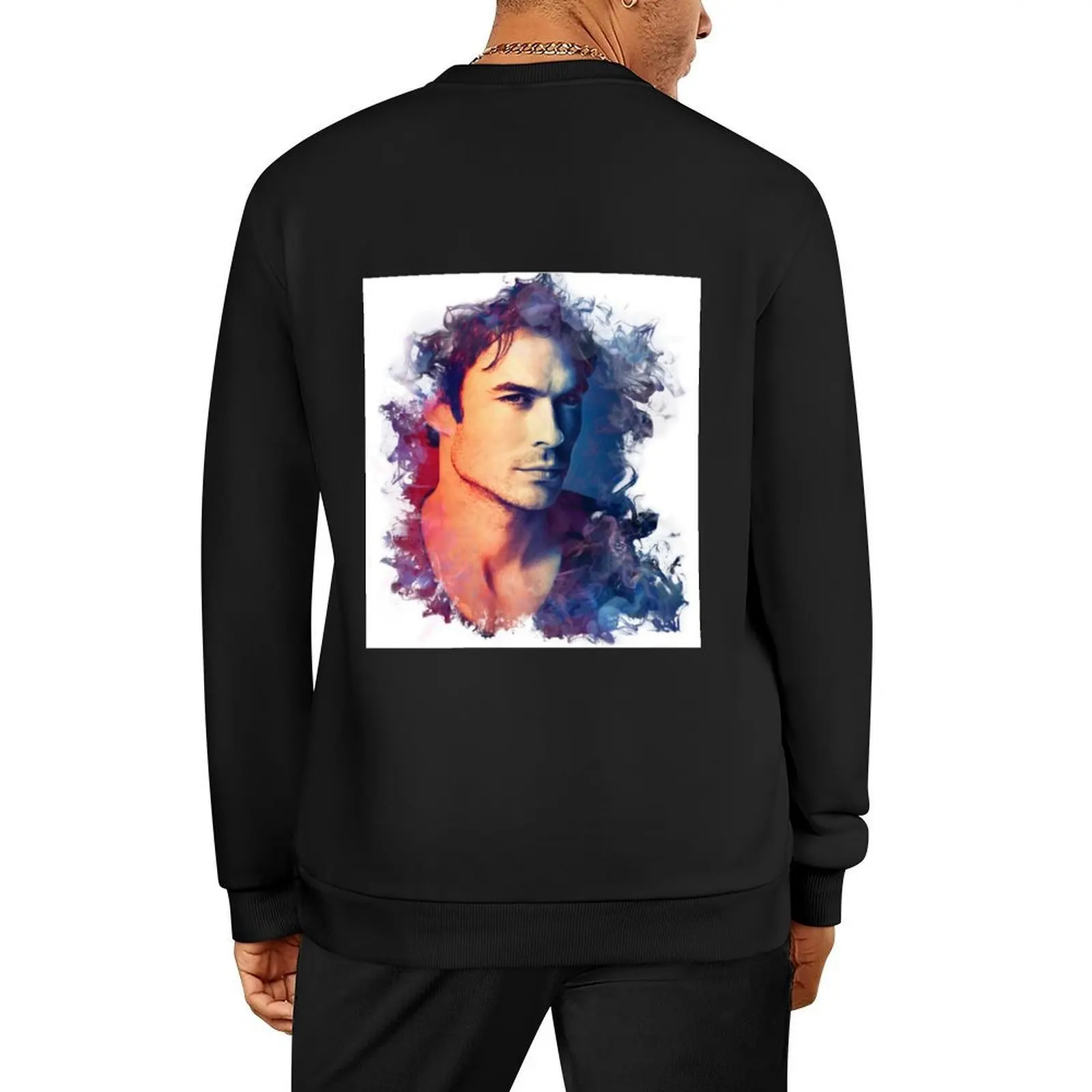 

ian somerhalder Pullover men's clothing anime clothes autumn jacket men korean clothes oversize sweatshirts
