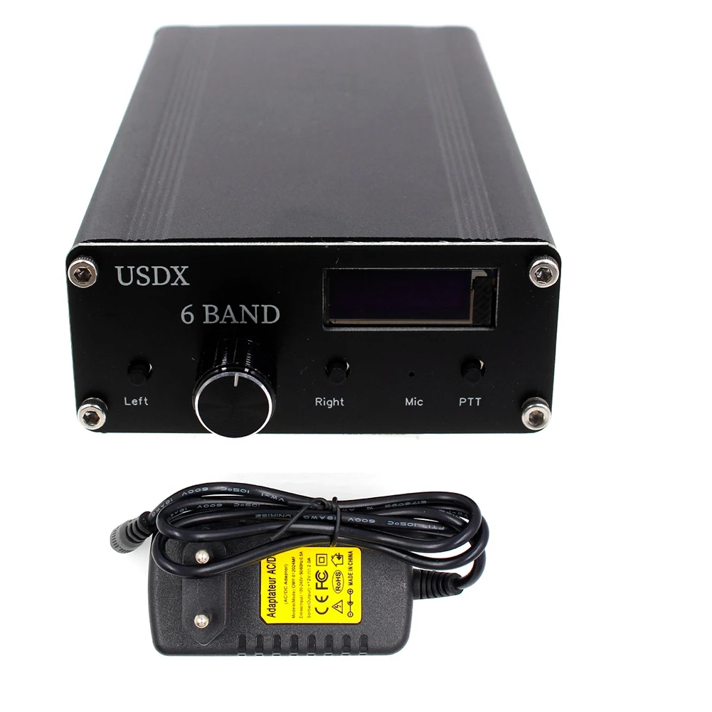 USDX 6 Band SDR Transceivers 80M 40M 20 17M 15M 10M USDR HF QRP SSB SDR Transceivers Radio System-EU Plug