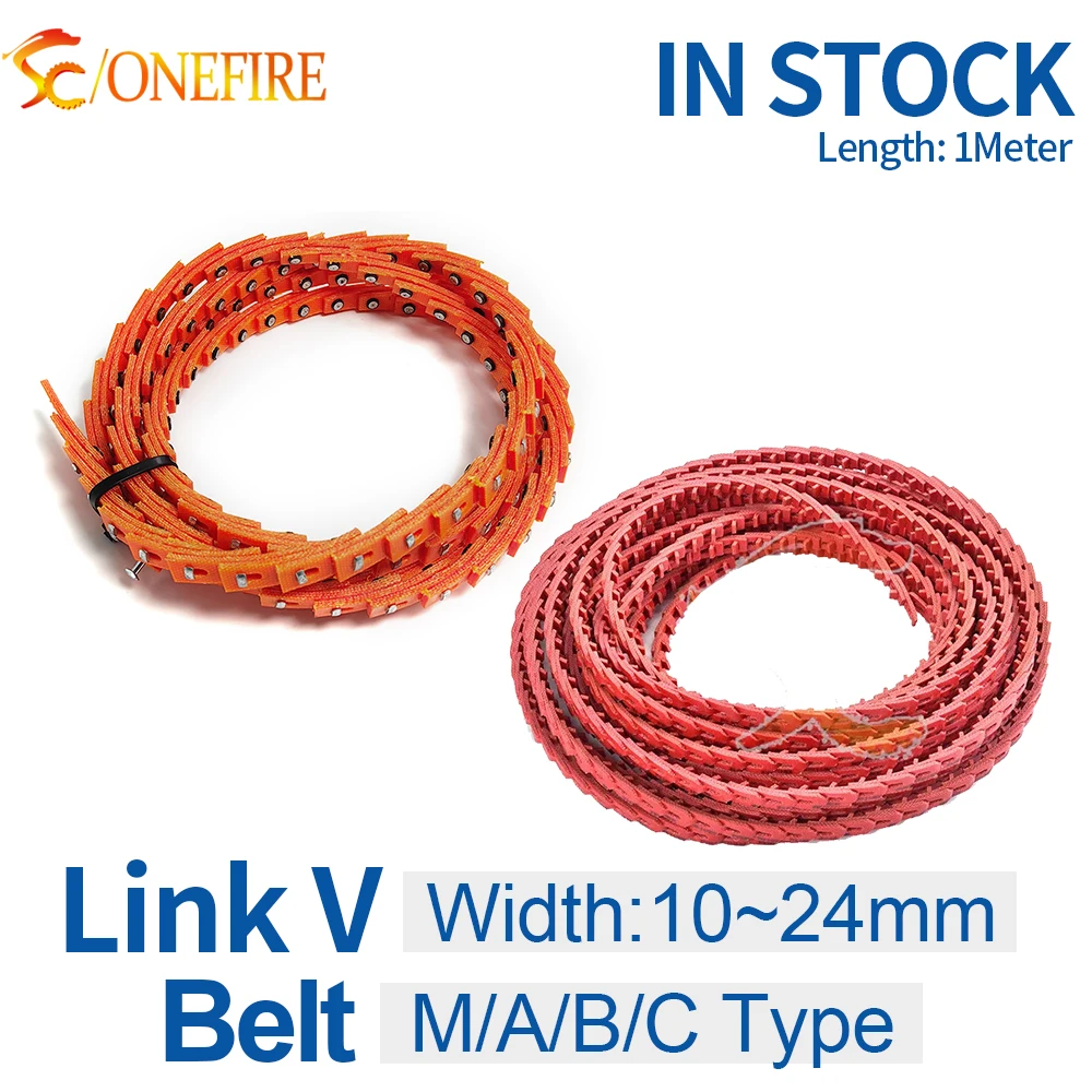 Power Twist V Belt Polyurethane Adjustable Triangle Link Belt Less Noise For Lathe Table Saw Industry Construction Universal