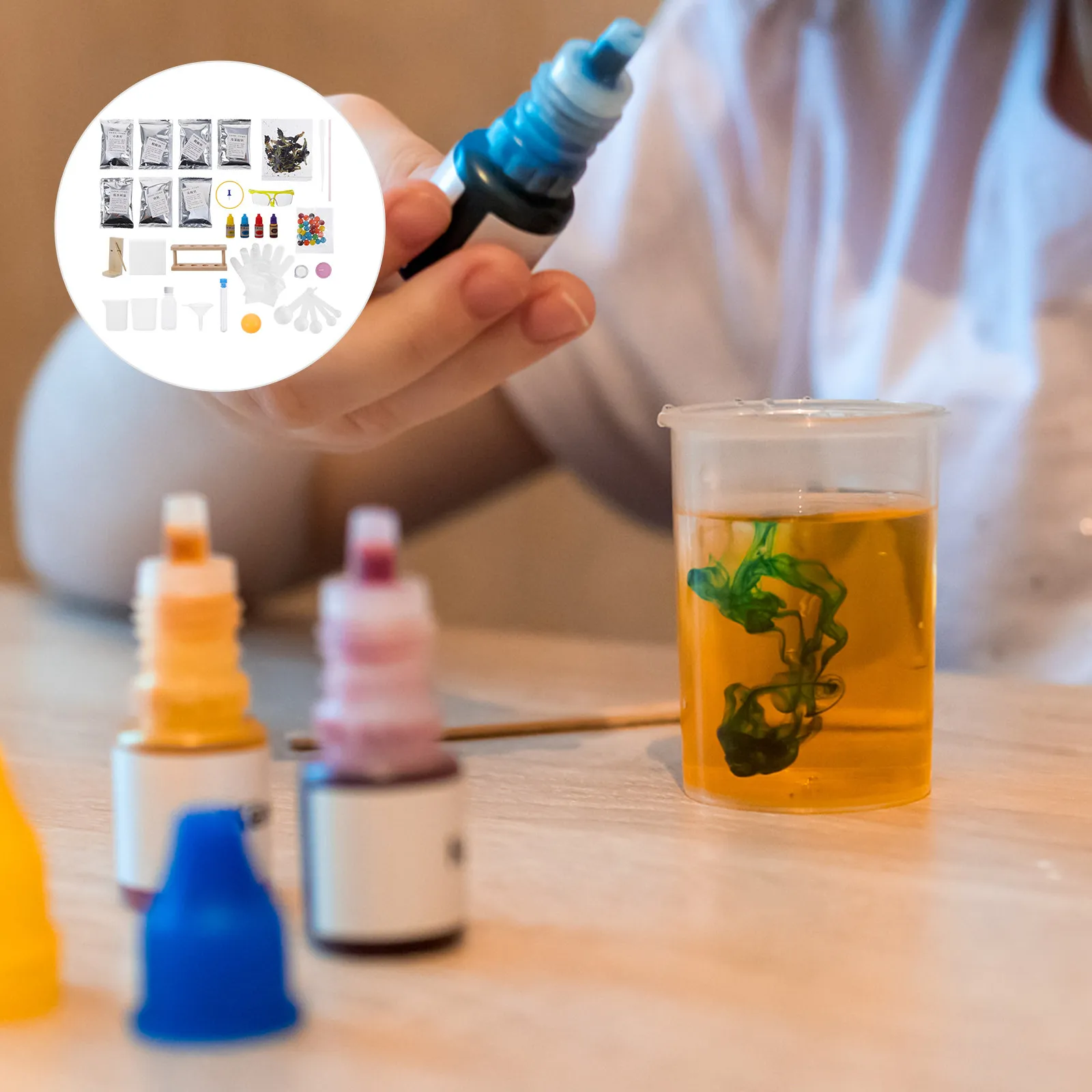 Kids Toys Science Experiment Kit Educational for Home Kits Scientist Role Play Children