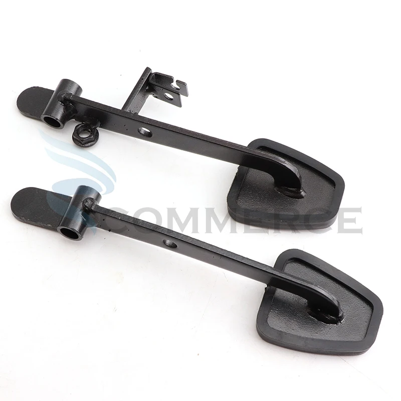 Anti deslizamento pé resto acelerador & pedal de freio para combustível atv go kart fora de estrada utv buggy quad dirt bike acelerador de freio acessórios