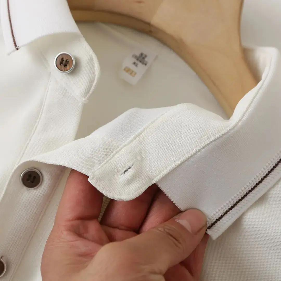 جديد الصيف الرجال الحرير الجليد كوي الجاف ort Sve irt Faionable الحضرية Sle تخفيف ارتداء الوقوف صالح الشباب Faion #3