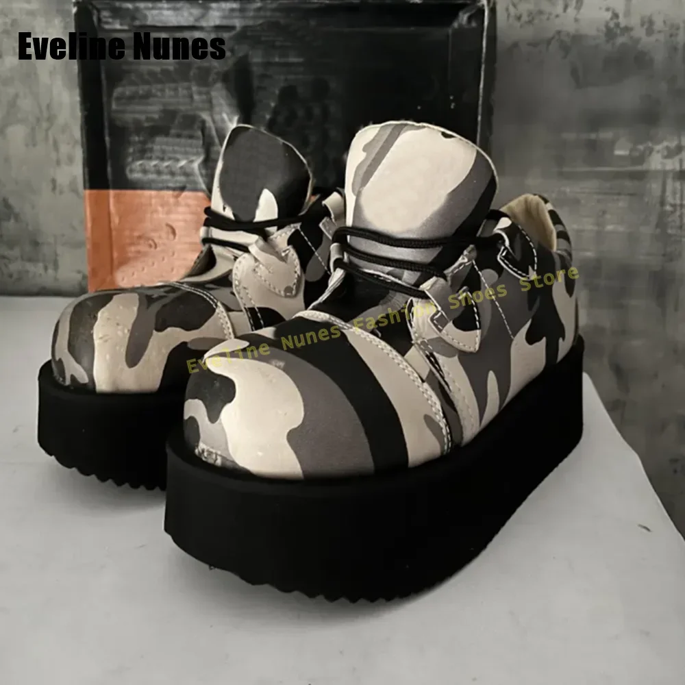 Streetwear Y2K Street Style 2026 Trend for Women's Chunky Sole Hook and Loop Casual Shoes Black Gothic Punk Platform Sneakers