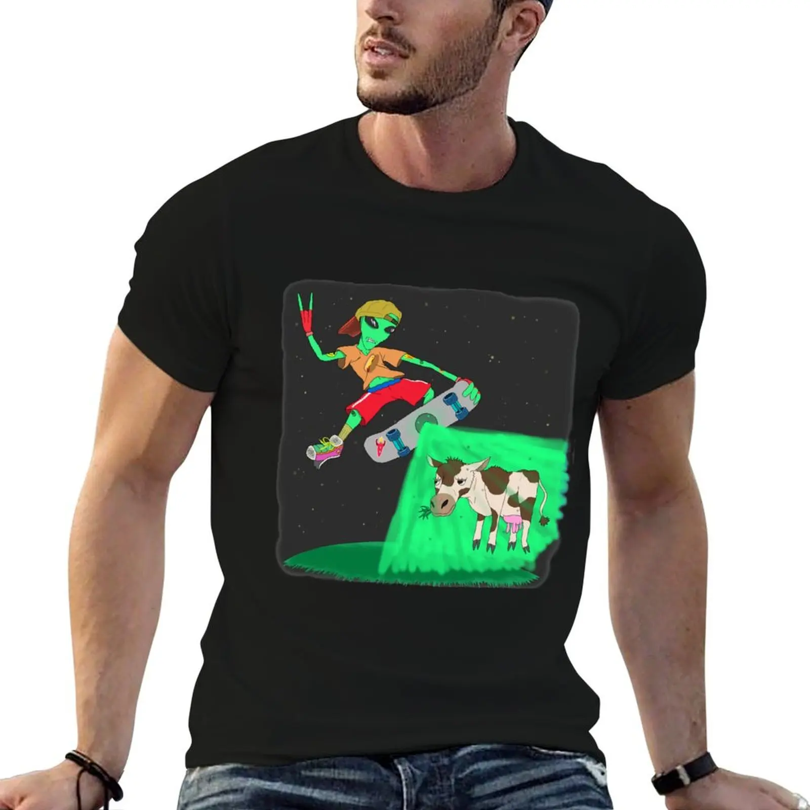 

Alien New Wave T-Shirt t shirt for man man t shirt designer t shirt man plain T-shirt
