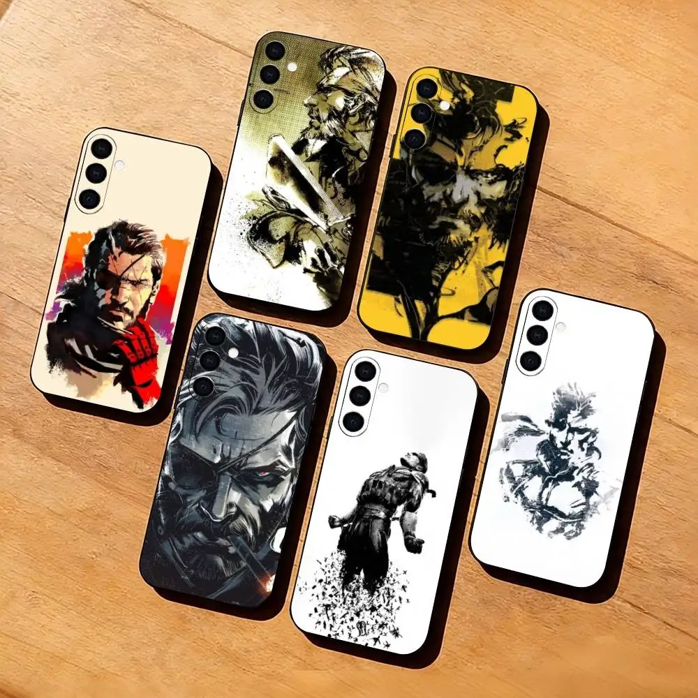 Game M-Metal Gear S-Solid Phone Case For Samsung Galaxy A73,A72,A71,A70,A53,A52,A51,Others Soft Black Cover