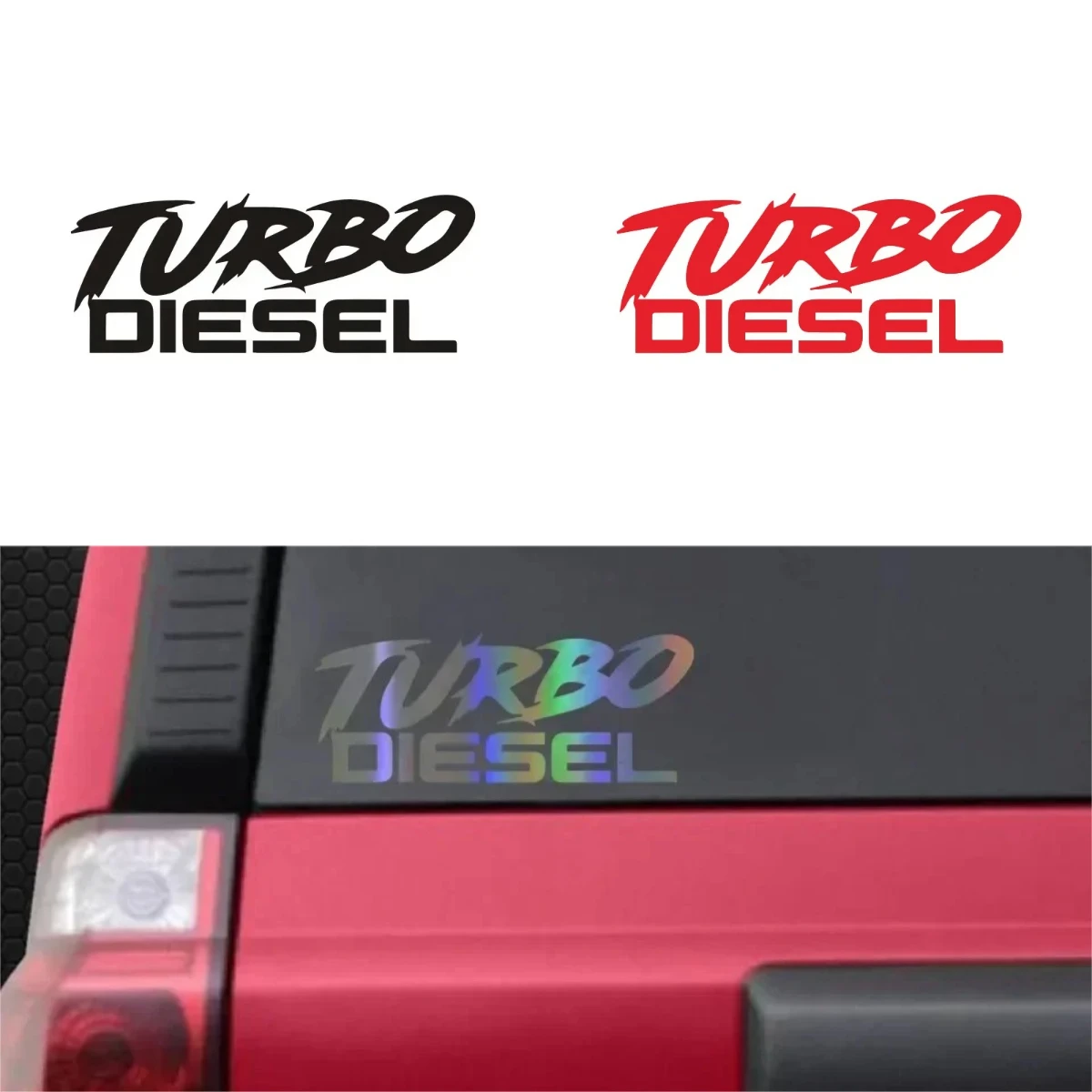 

TURBO DIESEL Turbo Diesel Car Stickers Vinyl Decals Scratch Resistant Waterproof for Auto Dashboard Windshield - Bulk Graphics