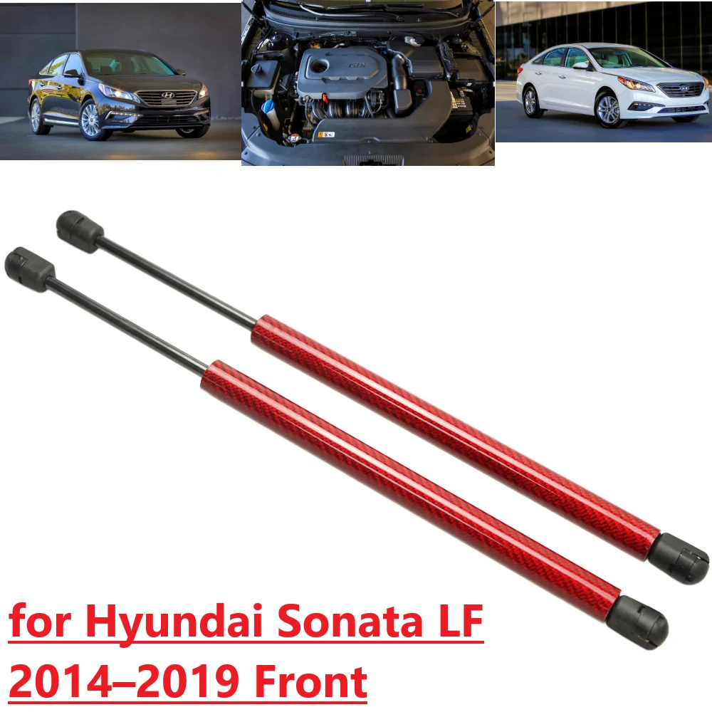 

2 шт. Амортизаторы капота для Hyundai Sonata MK7 VII (LF) Седан 2014-2019, передние газовые упоры, пружины, стойки, штоки