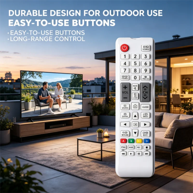

BN59-01248A Universal Remote Control Fit for Samsung Smart TV Series, Durable Replacement Controller, No Setup Needed