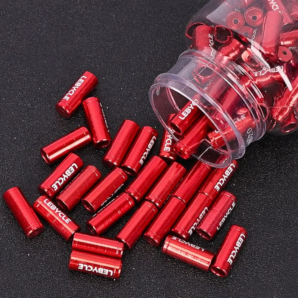 10Pcs Aluminum Alloy Cable End Cap 4mm 5mm Housing Ferrules Crimps Dust Cover Wire Tip Derailleur Shift Brake Bike Bicycle Parts