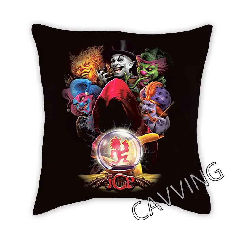 Insane Clown Posse 3D Printed  Polyester Decorative Pillowcases Throw Pillow Cover Square Zipper Cases Fans Gifts Home Decor