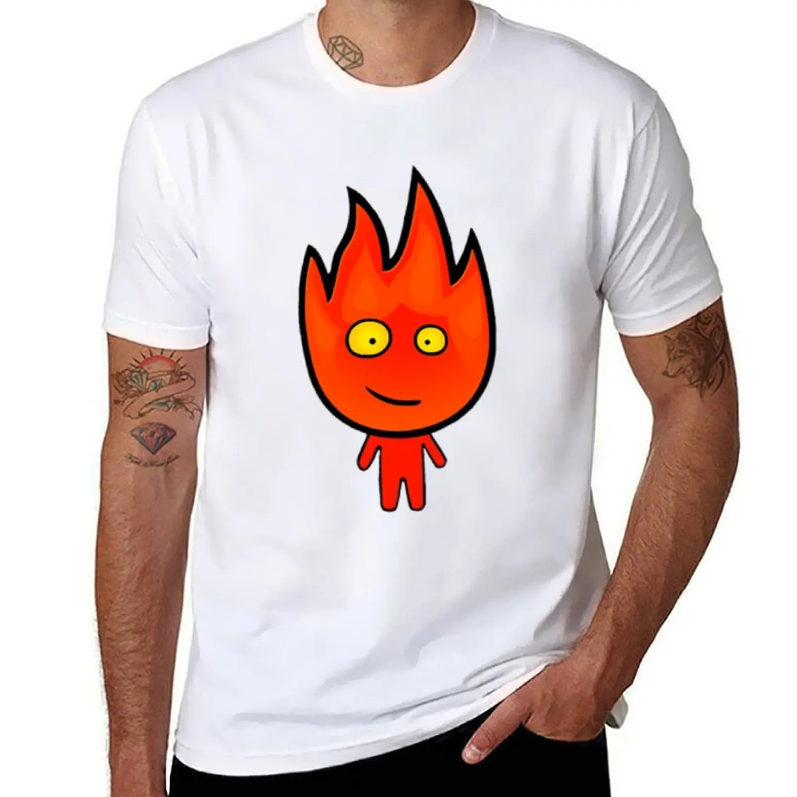 

Fireboy T-Shirt cotton tshirt 100% essential t shirt man t shirt graphic T-Shirt