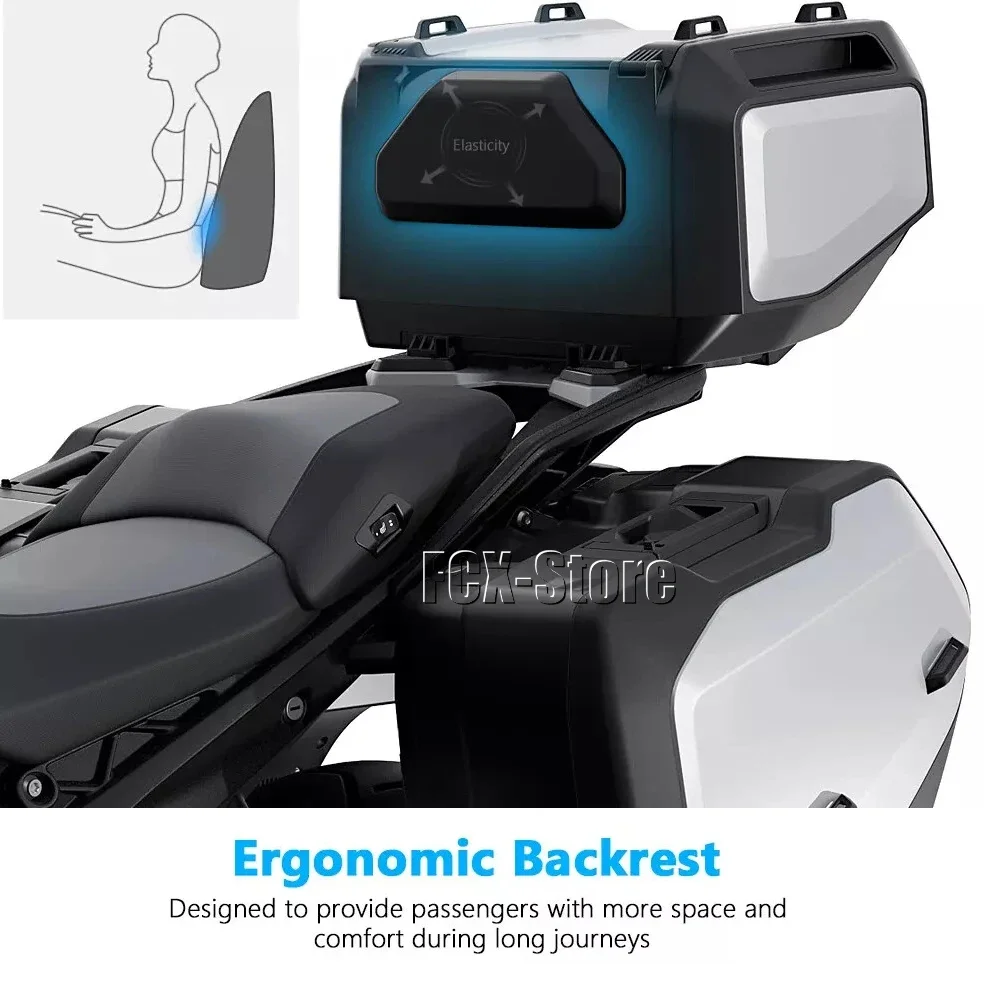 

For BMW R 1300 GS r1300gs R1300GS 2023 2024 New Motorcycle Accessories Rear Case Box Cushion Black Trunk Passenger Backrest Pad