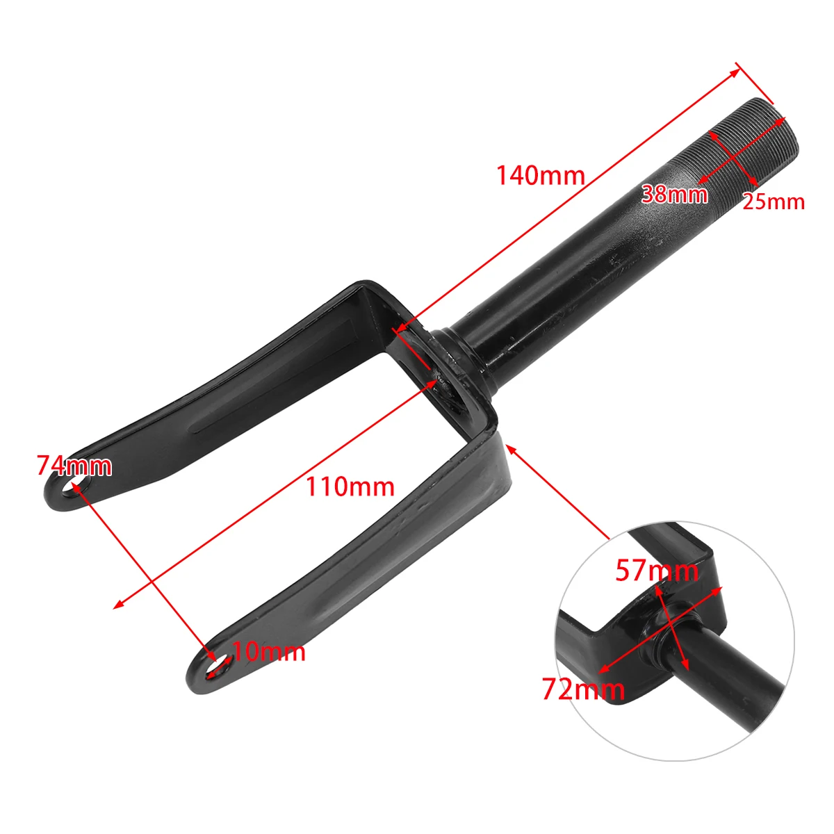 110mm 145mm Front Fork Of Shock Tube Absorber Suspension  Electric Scooter Absorption Accessoires Tools