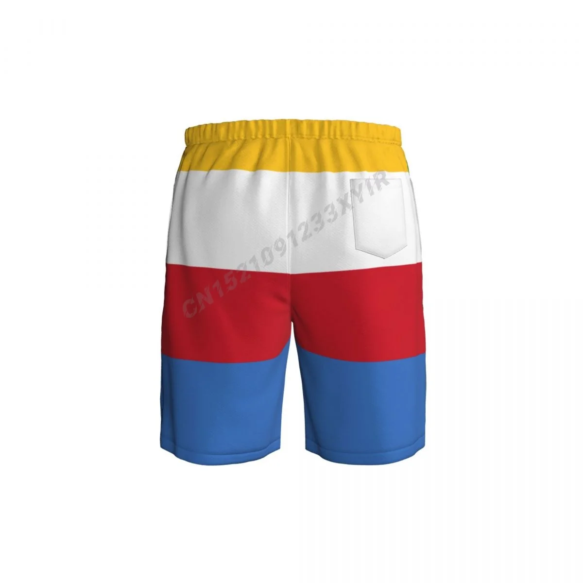 Summer Men's Comoros Flag Beach Pants Shorts Surfing M-2XL Polyester Swimwear Running