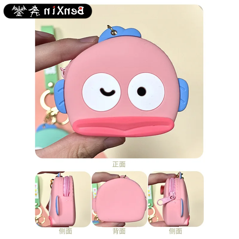miniso Creative and cute coin purses, keychains, bags, pendants, cartoon key chains, pendants, earphone cases