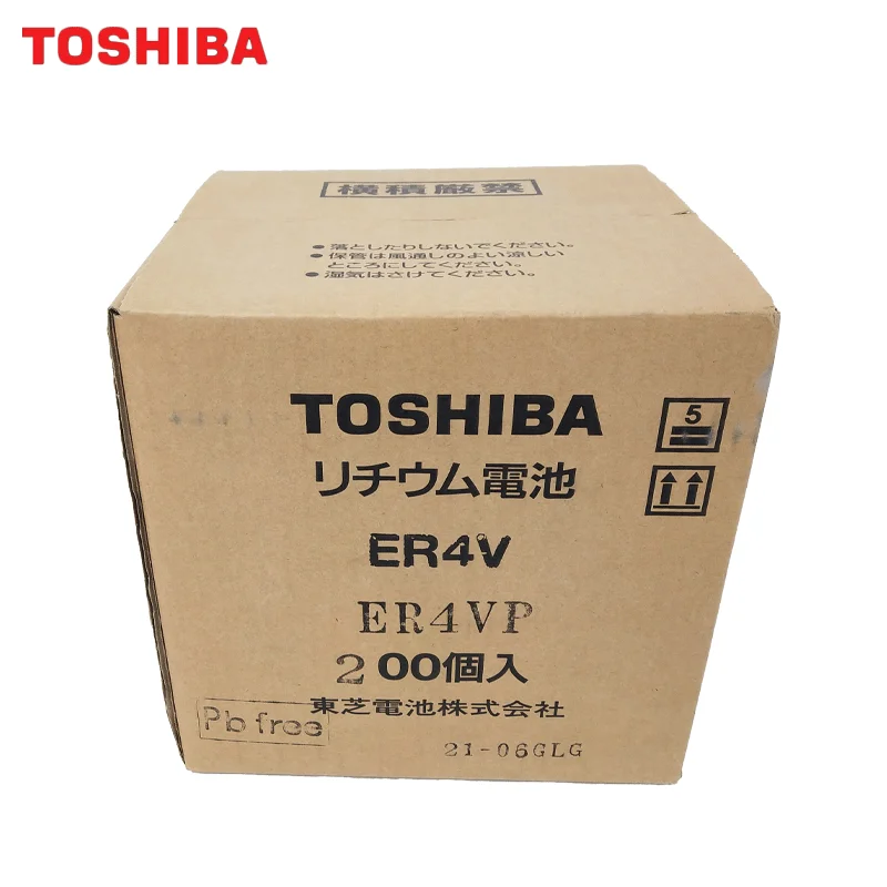 Toshiba ER4V 3.6V Disposable Lithium Battery Omron PLC Equipment Instrument CNC Machine Backup Memory Data Motherboard
