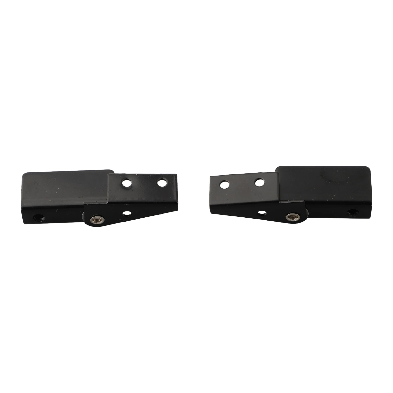 Nonperforated Glass Door Hinge 2 Pieces Suitable for Display Cabinets and Glass Shelving with Strong Holding Design