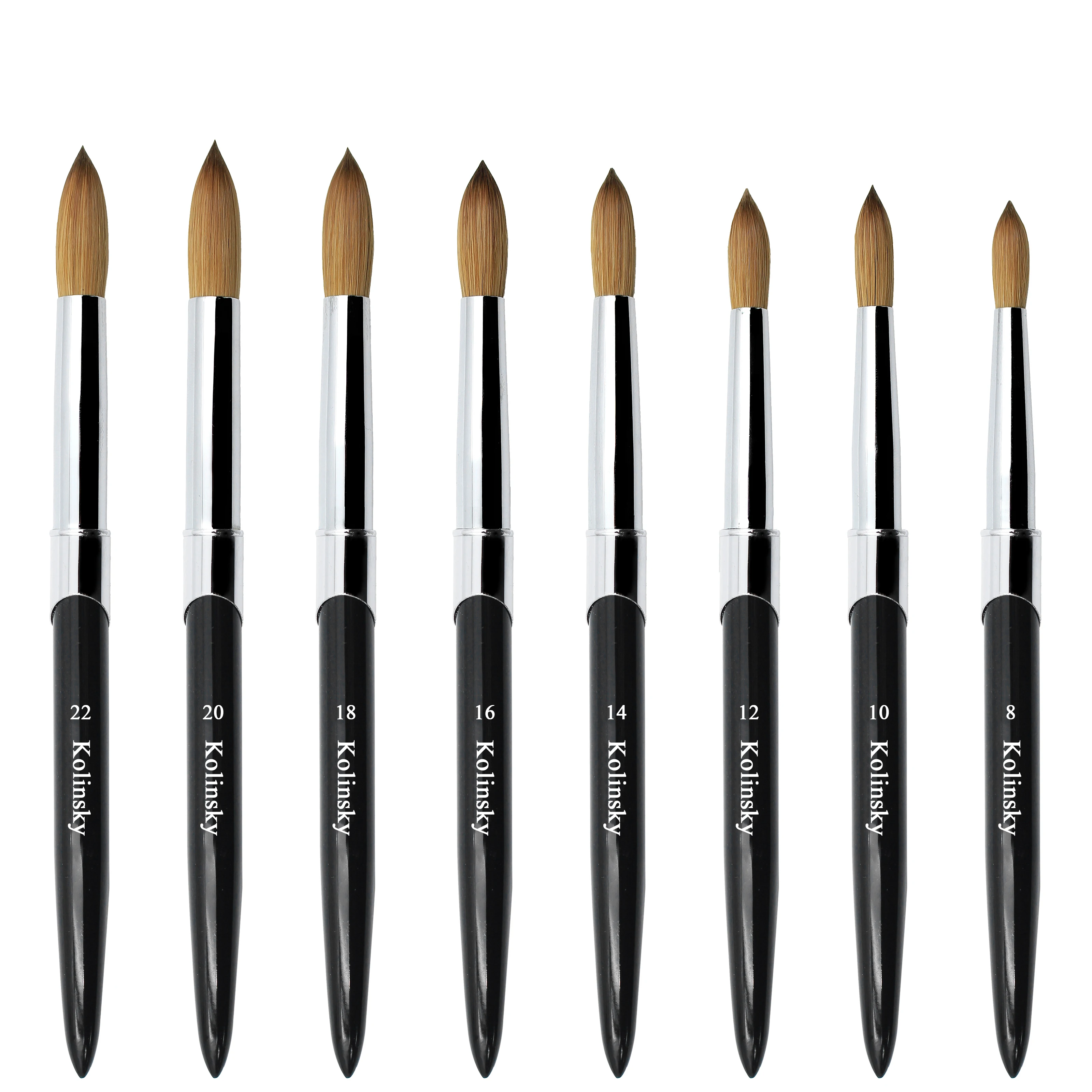 

Premium Kolinsky Acrylic Nail Brush 3D Pure Handmade Nail Brushes For Acrylic Application Professional Nail Art Brush
