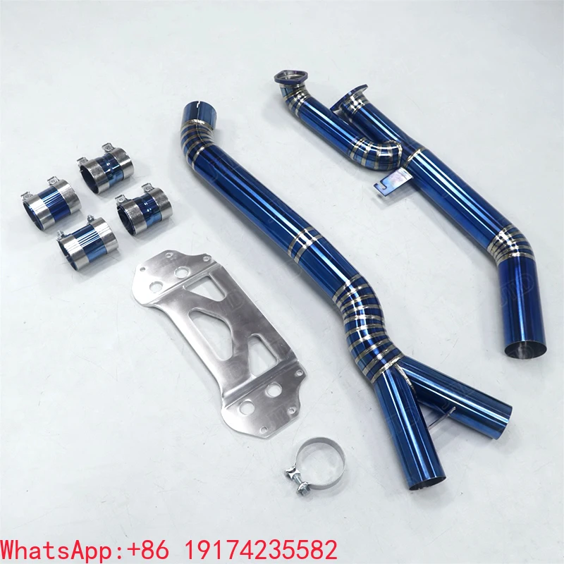 

Titanium Alloy Exh-aust System for BMW G80 G82 M3 M4 S58 89mm Racing Single Midpipe Lightweight Straight Pipe