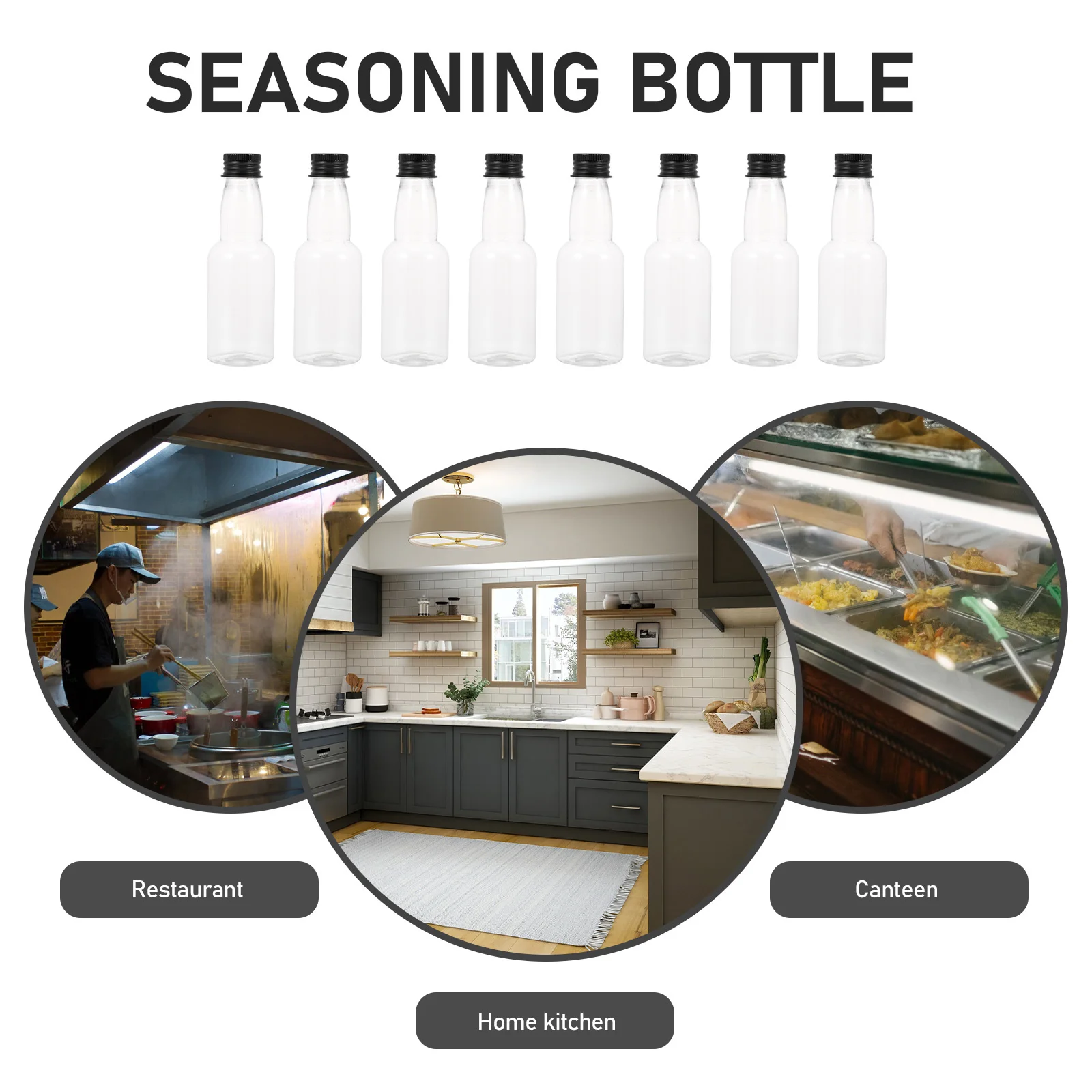 

50pcs Seasoning Bottles Household Juice Containers Multipurpose Plastic Bottle For Kitchen Condiment Storage Wine Sub Portable