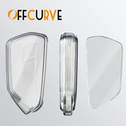 For VW Volkswagen Golf 8  ID.3 ID.4 Skoda Octavia A8 MK4 MK8 2022 2021 GTI R TPU Transparent Car Key Fob Case Cover Accessories