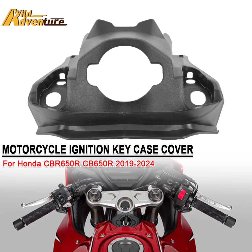 دراجة نارية مفتاح إشعال غطاء حافظة لهوندا CB650R CBR650R CB CBR 650 R 2019-2024 خزان معدات الحماية نظرة تعديل الملحقات