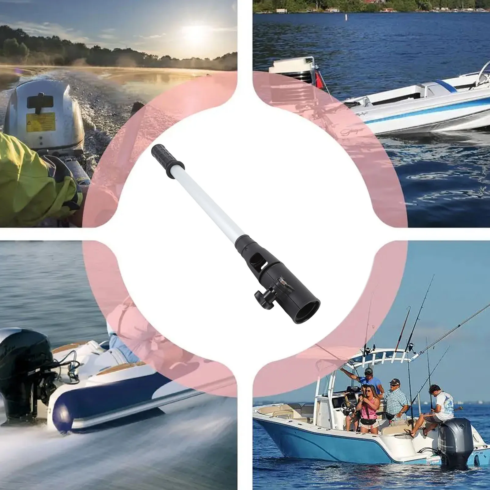Outboard Motor Tiller Extension Handle Ergonomic Handles Knobs Tiller Handle Extension for Outboard Type Handle Tug Motor image 6