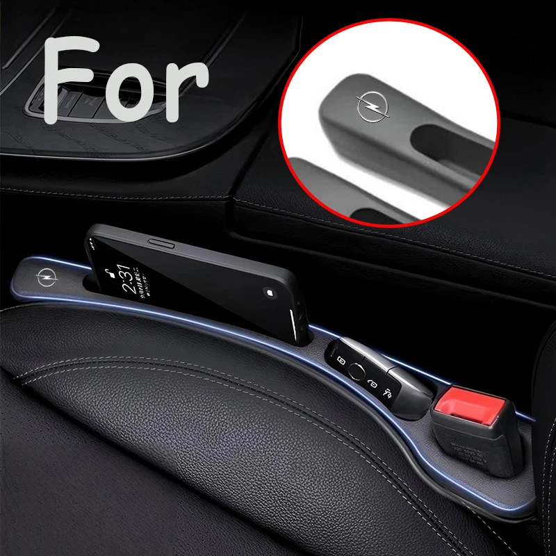 Car Seat Gap Filler Strips Car Storage Organizer Box Bag Grille For Opel Astra G J Insignia Mokka Zafira Corsa Vectra C D Antara