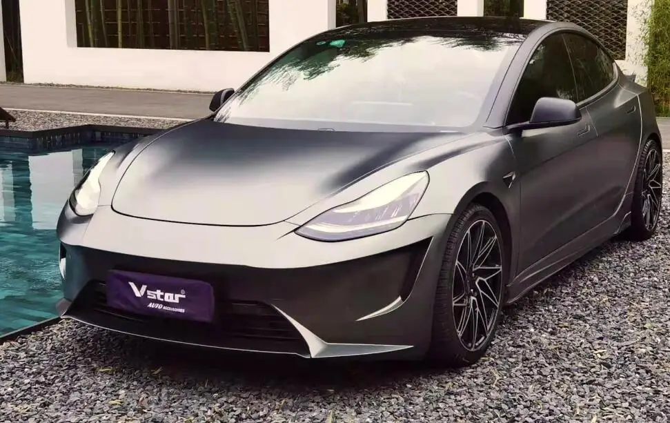 Assassin Kit Modified Body Kits for Tesla Model 3, High Quality PP Bodykit.