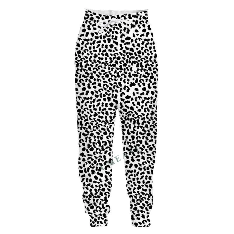 Men Sweatpants Leopard Male Vintage Pants Korean Streetwear Long Casual Y2k Jogger Sport Hiphop Fitness Trousers Man Clothing