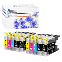 Jhaan LC1240XL LC1280XL LC1220XL Compatible with Brother LC-1220 LC-1240 LC-1280 Compatible with Brother MFC-J425W