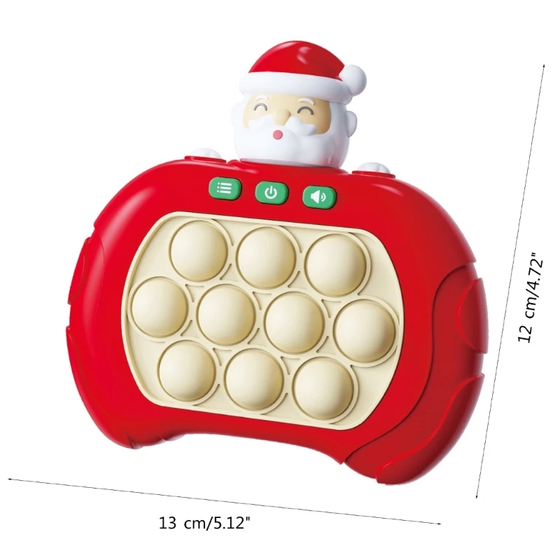 Christmas PopGame Toy Quick Press Puzzle Game Fine Motor Skill Toy Kids Fun Gift