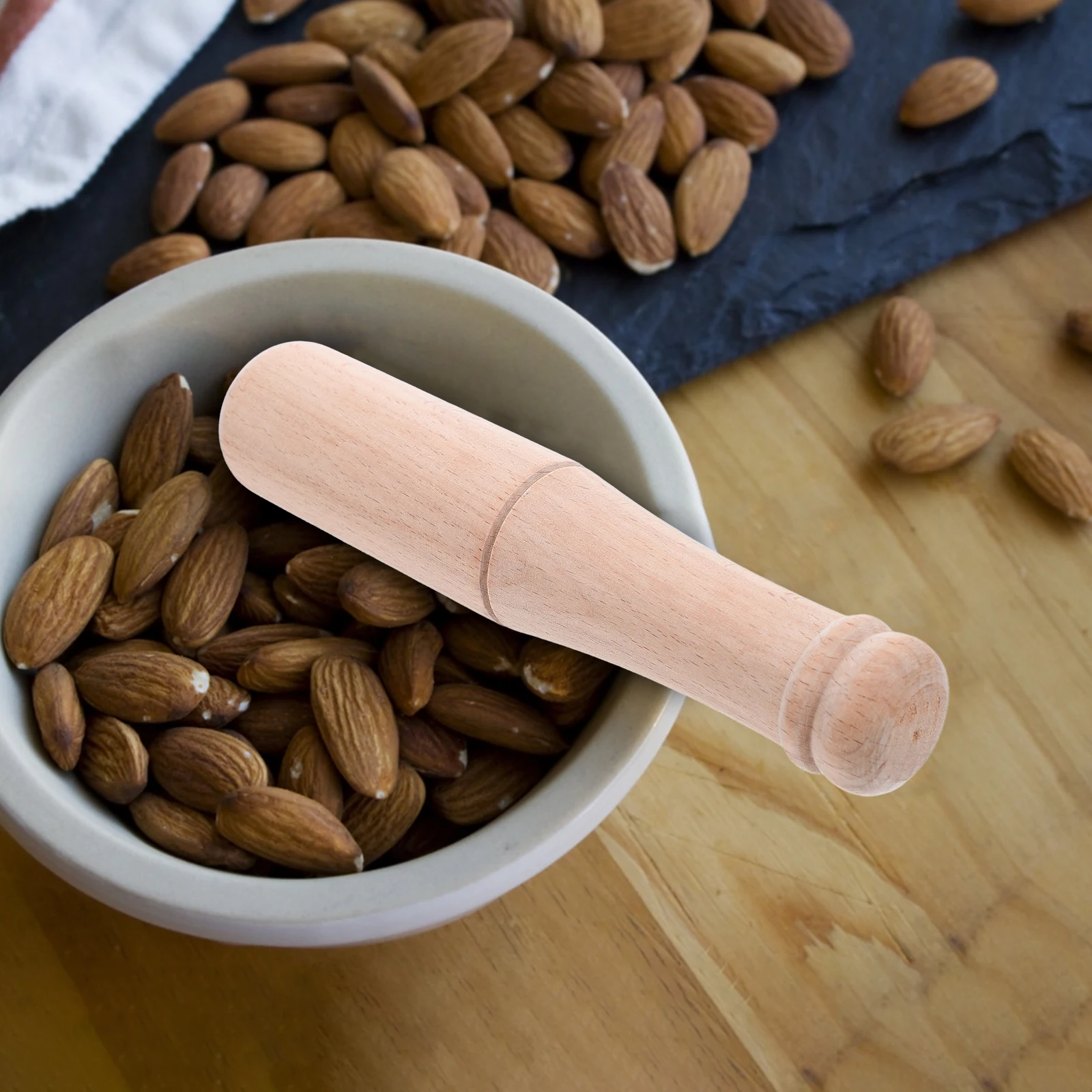 مطرقة رأس مسطحة من الخشب الصلب المتين أداة الضرب المحمولة للخشب والمطاط والبلاستيك للاستخدام المنزلي أداة يدوية الصنع #6