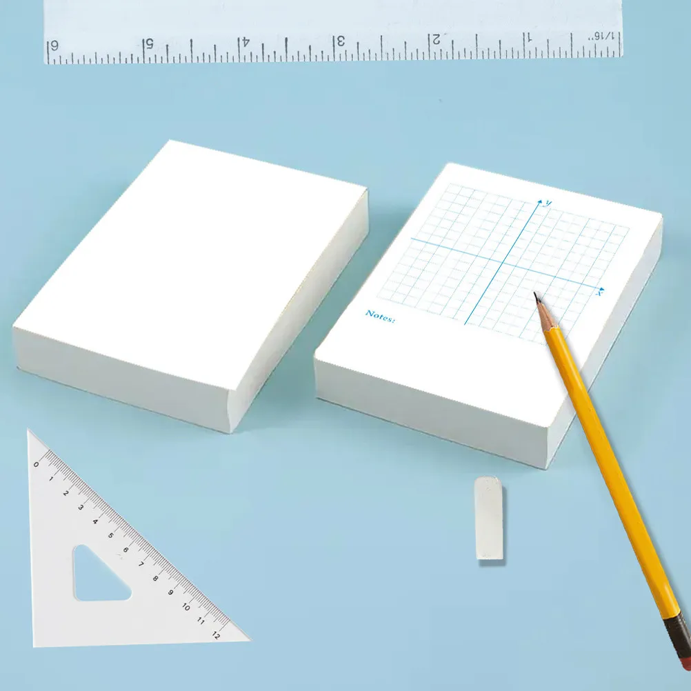 4 Books Xy Coordinate Practice Notebooks Compact Size Grid Paper Math Exercises Graph Sheets Math Drawing Papers