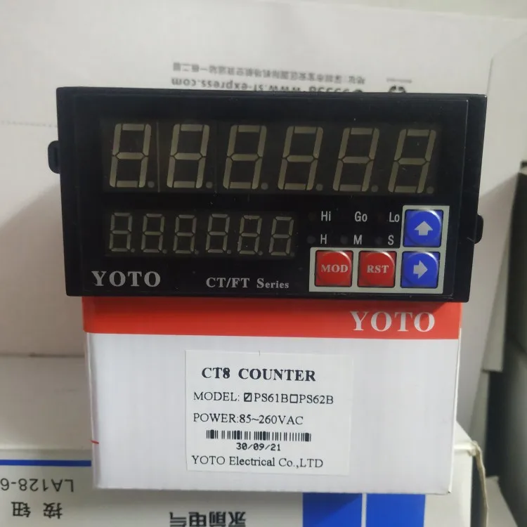 Beiqi Electric YOTO digital display intelligent addition and subtraction counter multi-function meter length counter CT8-PS61B