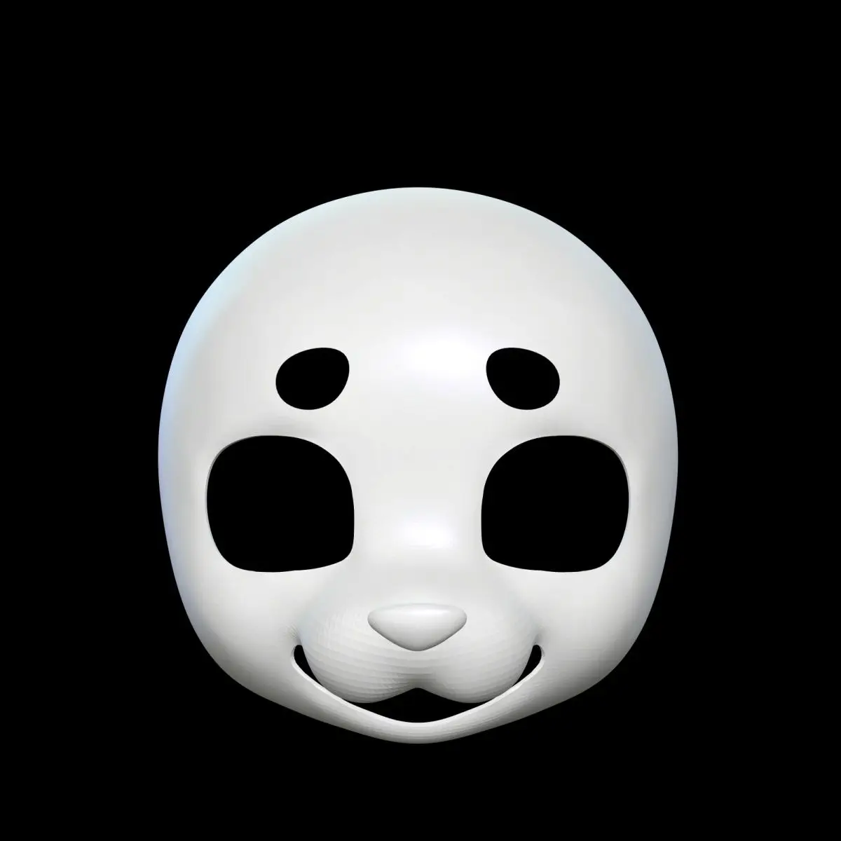 Kigurumi Base Mask Rainbow Candy Puppy 3D Printed Beast Skull Cute and Handsome Furry Short Snout Skull COS Anime Accessories