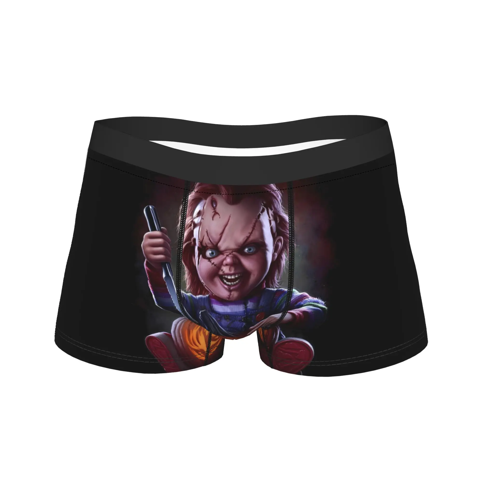 

Chucky Pumpkins Halloween Shorts Briefs Underwear High Quality Males Classic Boxershorts Printed Large Size Underpants
