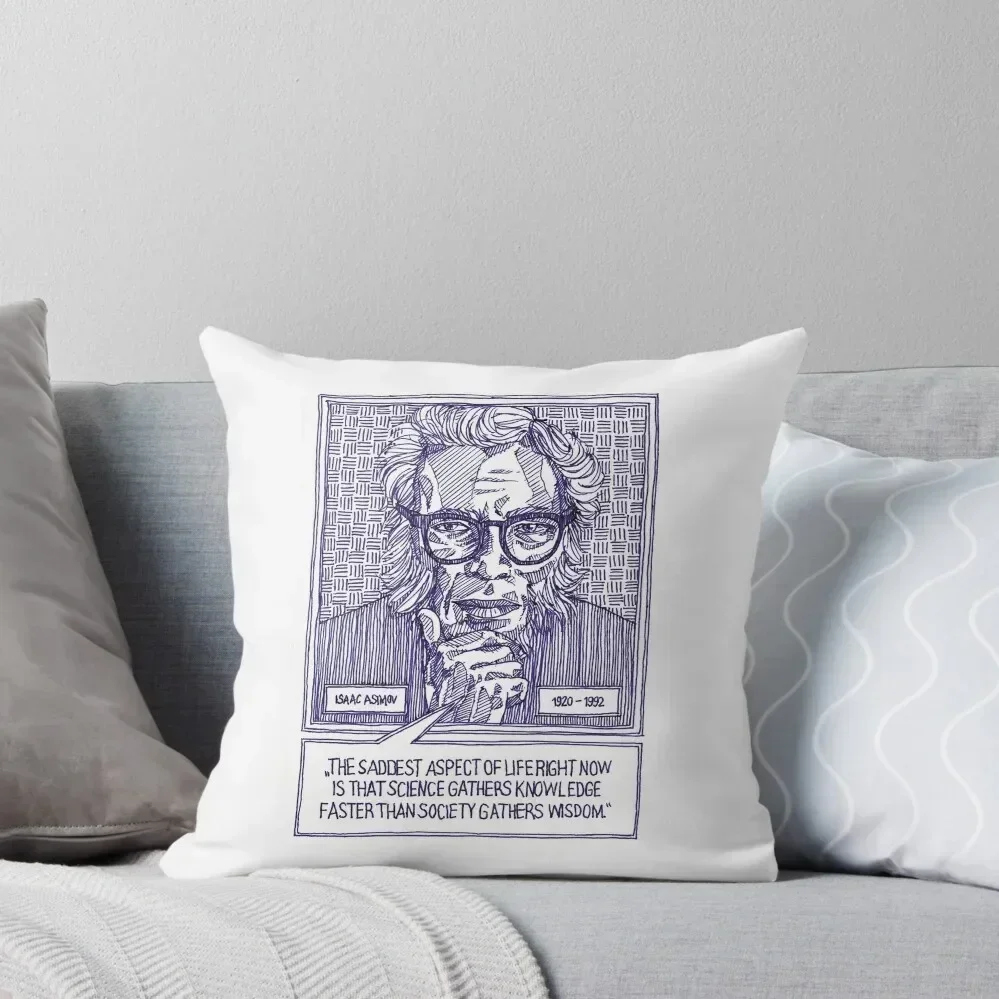 

Isaac Asimov Throw Pillow Decorative Cushion Pillow Cases Decorative pillow pillowcase Cushions For Sofa